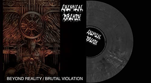 Vinyl record with dark, ornate cover art featuring a demonic figure.