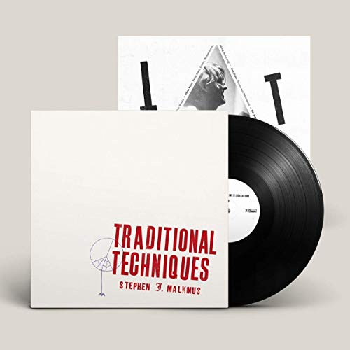 Stephen Malkmus' "Traditional Techniques" vinyl record with white album cover.
