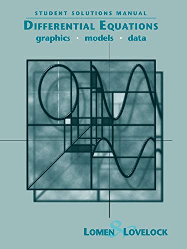 Student Solutions Manual to accompany Differential Equations: Graphics