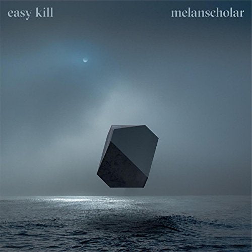 Album cover for “Melanscholar” by Easy Kill, featuring a floating geometric shape.