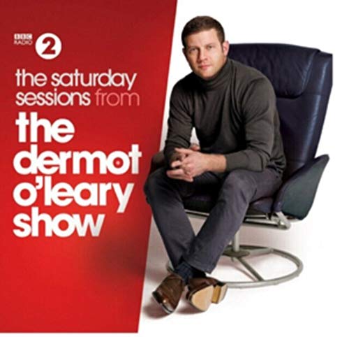 CD cover featuring Dermot O’Leary sitting in a blue armchair.