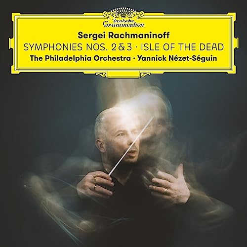 CD cover featuring conductor Yannick Nézet-Séguin with smoky effects.