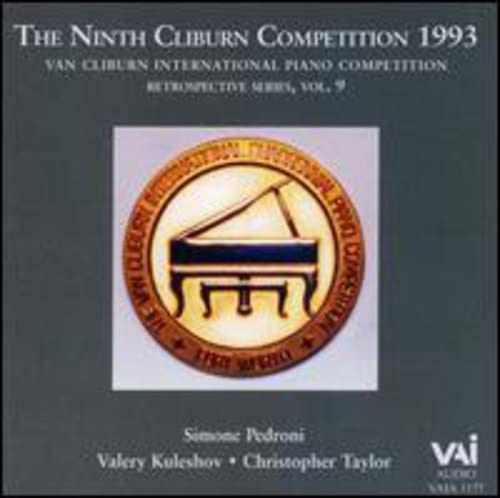CD cover for the 1993 Ninth Cliburn Competition, featuring a piano.