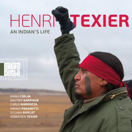 Album cover for Henri Texier’s “An Indian’s Life” featuring a man with a headband.