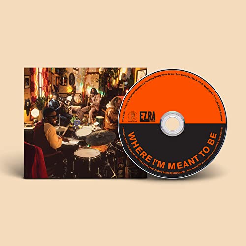 CD case and disc for Ezra Collective’s “Where I’m Meant To Be” album.