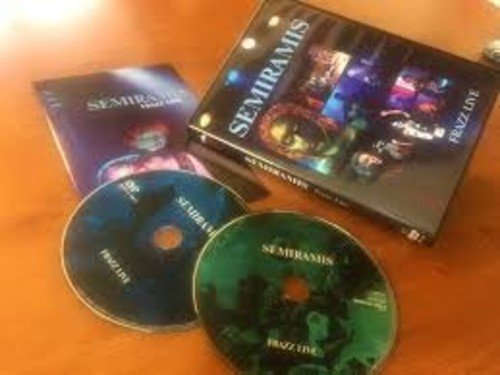 Semiramis "Frazz Live" CD case and two discs with artwork.