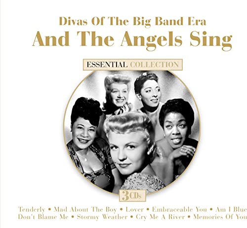 CD cover featuring portraits of five smiling female singers from the big band era.