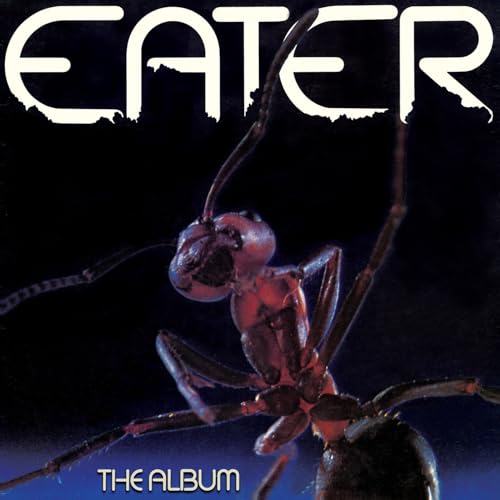 Album cover for “Eater” featuring a close-up of a red ant.