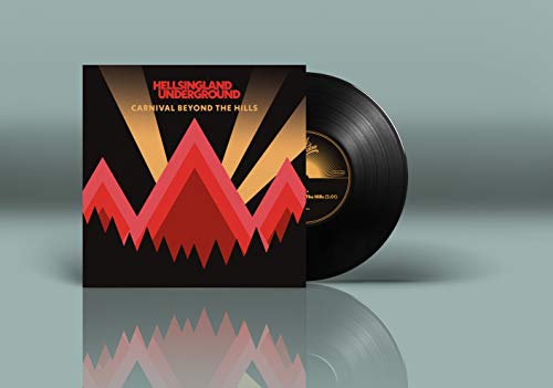 Hellsingland Underground vinyl record with geometric red and gold cover art.