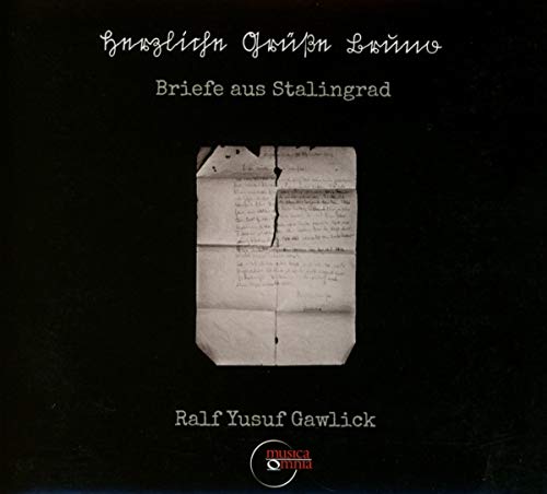 CD cover with torn, handwritten letter against a dark background.