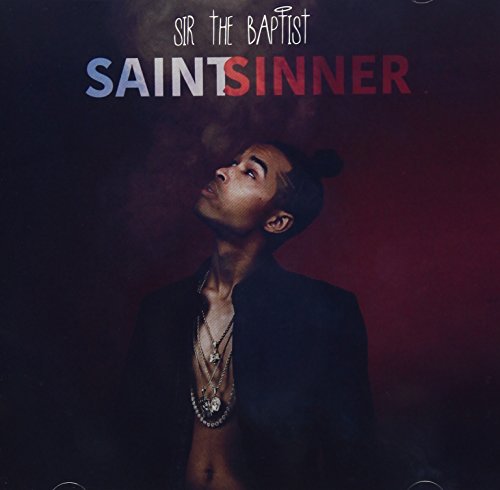 CD cover for Sir The Baptist’s “Saint Or Sinner” featuring a man looking up.