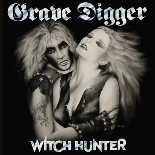 CD cover: man with long hair embracing a woman, dark fantasy art.
