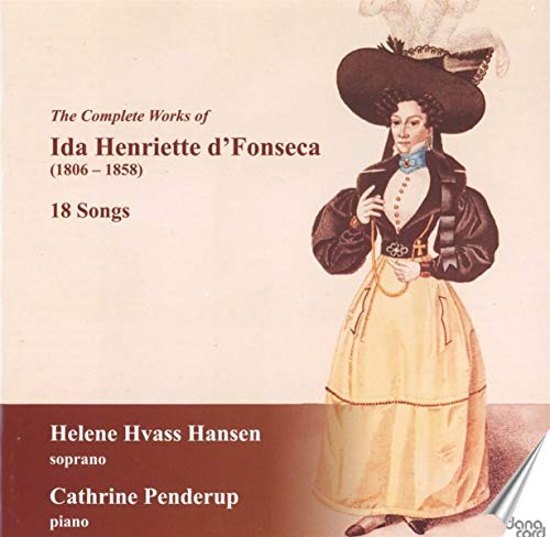 CD cover for Ida Henriette d'Fonseca's complete works, featuring a portrait.