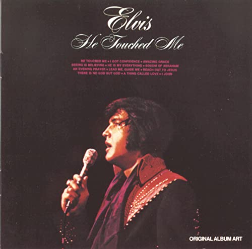 Elvis Presley album cover featuring a side-profile portrait of the singer.