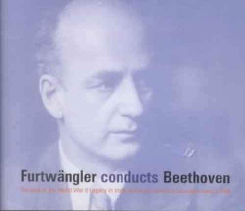 Portrait of Wilhelm Furtwängler on a 4-CD classical music album cover.