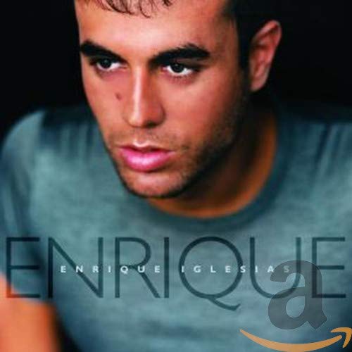 Enrique Iglesias album cover featuring a close-up portrait of the singer.