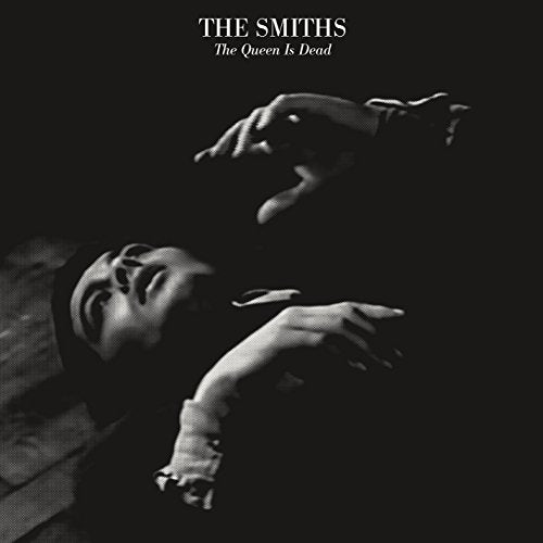 Black and white album cover for The Smiths’ “The Queen Is Dead.”