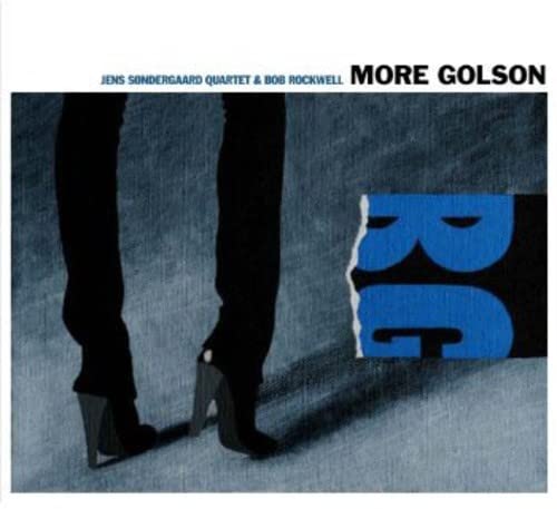 CD cover for “More Golson” by Jens Søndergaard & Bob Rockwell, abstract design.