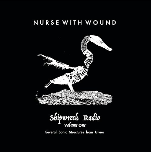 Black album cover with white skeletal bird and text: "Nurse With Wound".