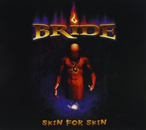 Album cover for Bride’s “Skin For Skin” featuring a shadowy figure.