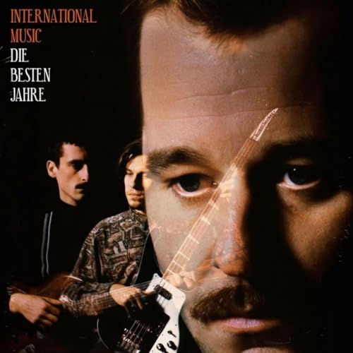 Vinyl album cover featuring a close-up of a man’s face and musicians.