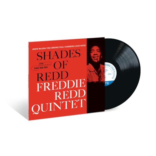 Vinyl record of “Shades Of Redd” by Freddie Redd with portrait cover.
