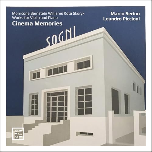 CD cover: Modern building illustration with "Cinema Memories" text.