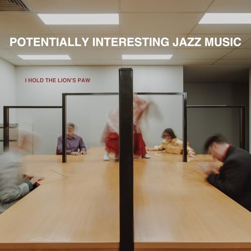 CD cover with blurred figures in an office-like setting.