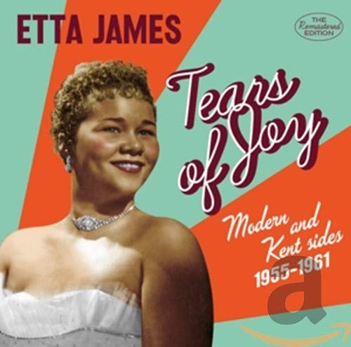 CD cover featuring Etta James against a teal and orange background with stylized text.