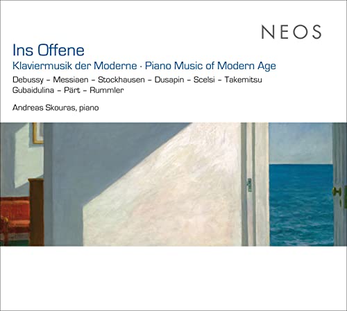 CD cover: abstract painting of a light-filled room with open doors.