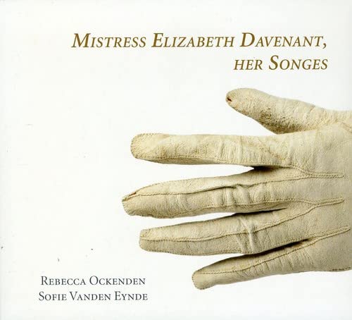 CD cover: a pale hand in a glove, gold lettering, and text.