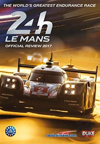 Le Mans 2017 DVD cover featuring a race car speeding on the track.