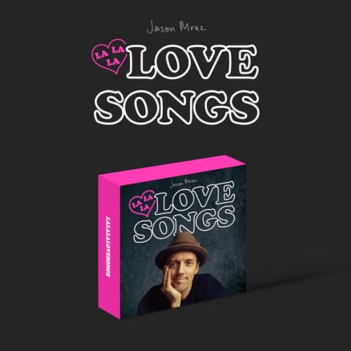 Jason Mraz “Lalala Love Songs” CD album cover with artist portrait.