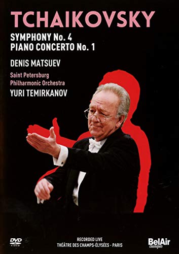 DVD cover featuring conductor Yuri Temirkanov with red abstract shape.