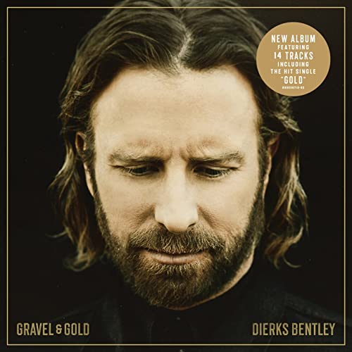 Dierks Bentley album cover, close-up portrait of the artist.