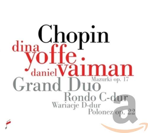 CD cover featuring "Chopin" and names Dina Yoffe, Daniel Vaiman in red text.