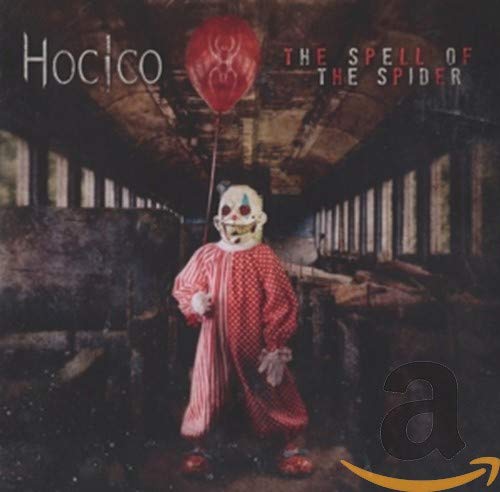 CD cover with a clown, red balloon, and dark, tunnel-like background.