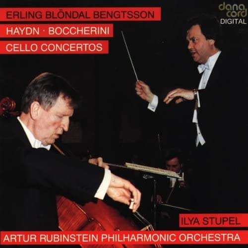 CD cover featuring cellists Erling Blöndal Bengtsson and Ilya Stupel.