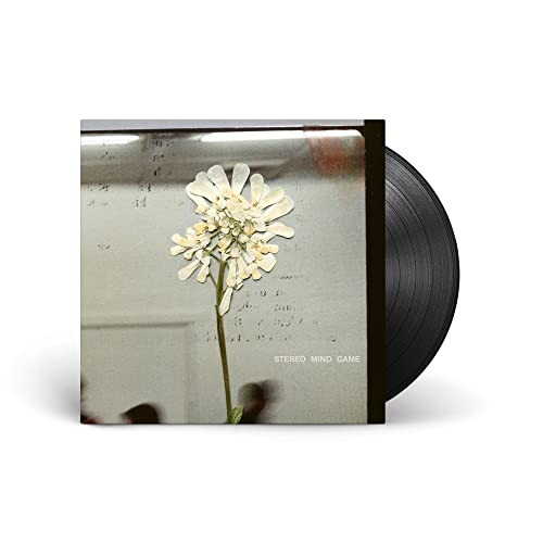 Vinyl record of Daughter’s “Stereo Mind Game” with a flower on the cover.