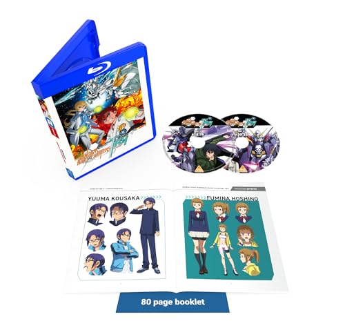 Gundam Build Fighters Try: Part 2" Blu-ray case with discs and character art.