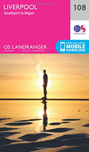 Landranger (108) Liverpool, Southport & Wigan (OS Landranger Map)