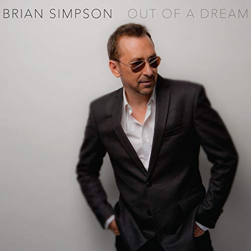 Brian Simpson album cover featuring a man in a suit and sunglasses.