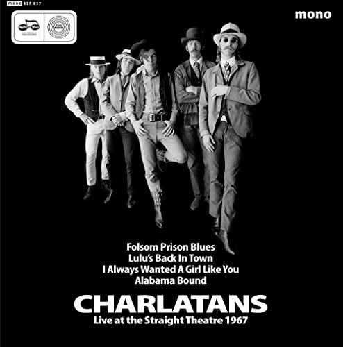 Black and white vinyl album cover featuring five men in hats and suits.