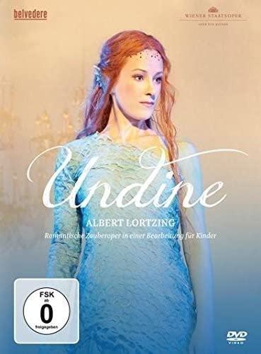 DVD cover for Lortzing’s “Undine,” featuring a woman in a lace dress.