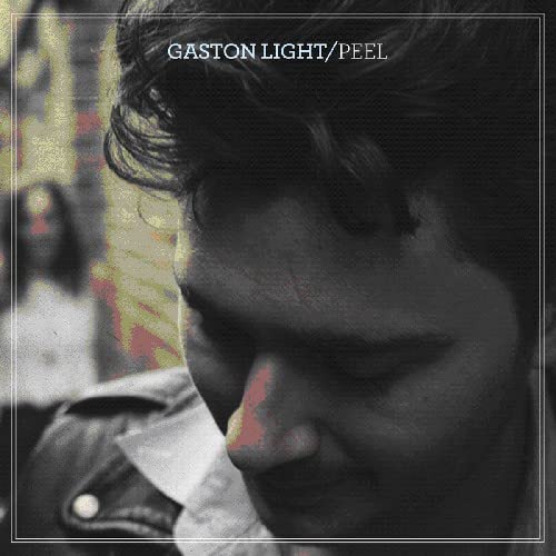 CD cover for Gaston Light’s “Peel” featuring a close-up portrait.