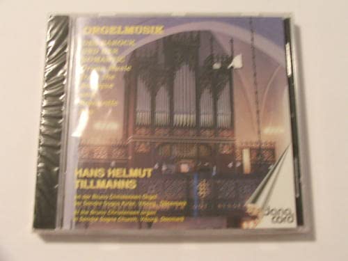 CD case featuring a gothic cathedral organ against a blue sky.