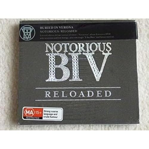 CD case for “Buried In Verona - Notorious Reloaded” with silver lettering.