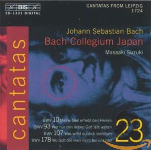 CD cover for Bach cantatas performed by Bach Collegium Japan, volume 23.