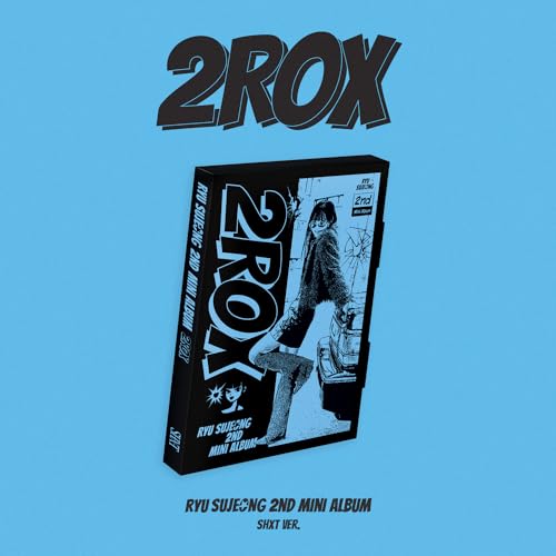 Ryu Sujeong’s “2ROX” album cover featuring a person and cassette tape.