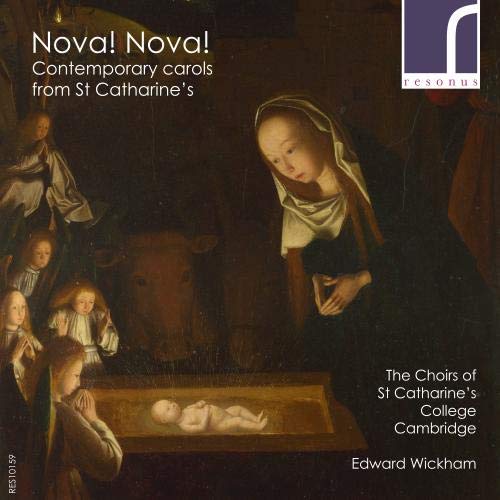 CD cover depicting the Nativity with figures and a dark background.